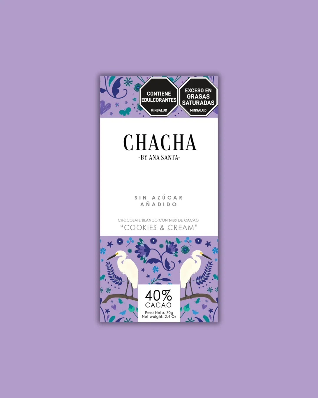 Edición limitada
- Chocolate Blanco con Nibs de cacao