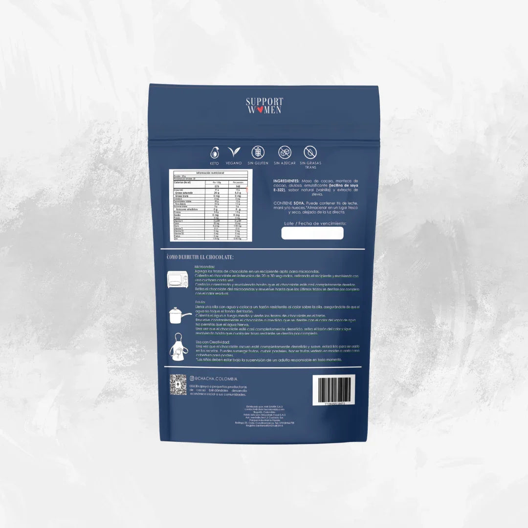 Bolsa 250g Dark- 70% cacao