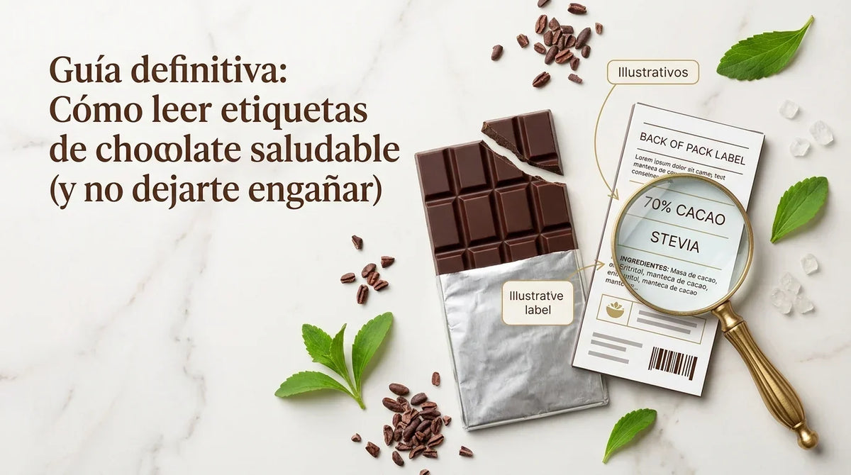BANNER PRINCIPAL Guía definitiva: Cómo leer etiquetas de chocolate saludable
